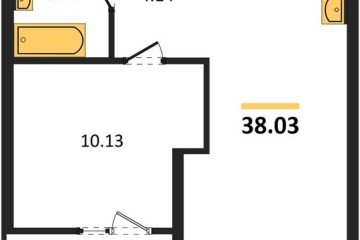 Фото №1: 1-комнатная квартира 38 м² - Краснодар, мкр. жилой квартал Патрики, 