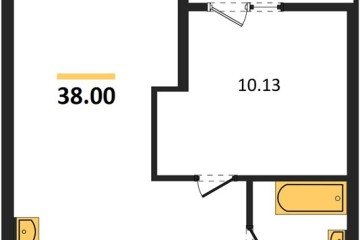 Фото №1: 1-комнатная квартира 38 м² - Краснодар, мкр. жилой квартал Патрики, 