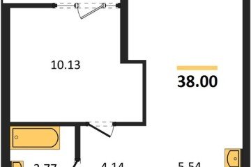Фото №1: 1-комнатная квартира 38 м² - Краснодар, мкр. жилой квартал Патрики, 