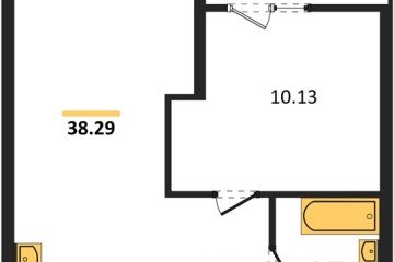 Фото №1: 1-комнатная квартира 38 м² - Краснодар, мкр. жилой квартал Патрики, 