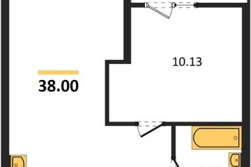 Фото №1: 1-комнатная квартира 38 м² - Краснодар, мкр. жилой квартал Патрики, 