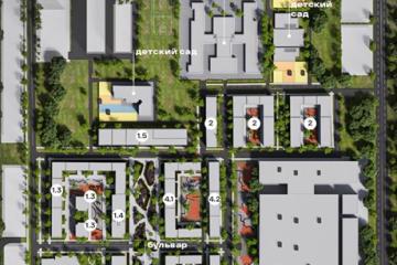 Фото №3: 1-комнатная квартира 41 м² - Краснодар, мкр. жилой квартал Патрики, 