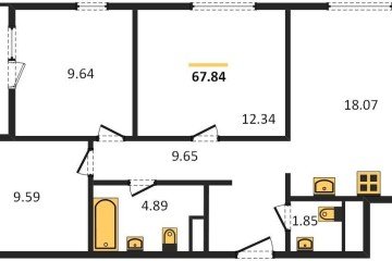 Фото №1: 3-комнатная квартира 67 м² - Краснодар, мкр. Карасунский внутригородской округ, 