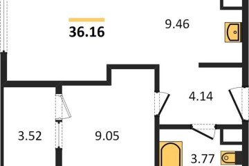 Фото №1: 1-комнатная квартира 36 м² - Краснодар, мкр. Карасунский внутригородской округ, 