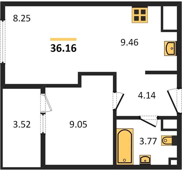 Фото №1: 1-комнатная квартира 36 м² - Краснодар, Хлопчато-бумажный Комбинат, жилой квартал Патрики, мкр. Карасунский внутригородской округ