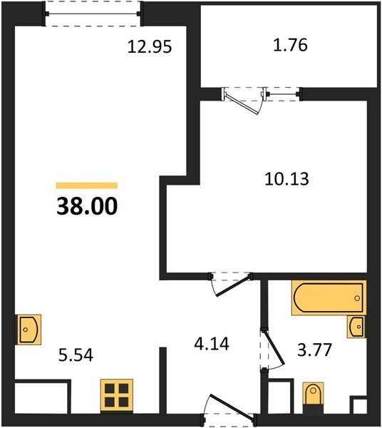 Фото №1: 1-комнатная квартира 37 м² - Краснодар, Хлопчато-бумажный Комбинат, жилой квартал Патрики, мкр. Карасунский внутригородской округ