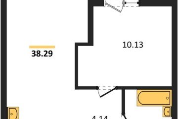 Фото №1: 1-комнатная квартира 38 м² - Краснодар, мкр. Карасунский внутригородской округ, 