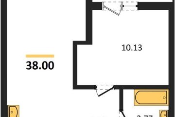 Фото №1: 1-комнатная квартира 37 м² - Краснодар, мкр. Карасунский внутригородской округ, 
