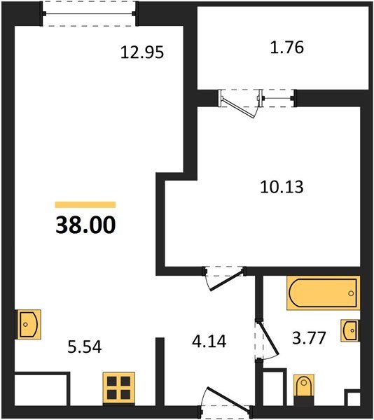 Фото №1: 1-комнатная квартира 37 м² - Краснодар, Хлопчато-бумажный Комбинат, жилой квартал Патрики, мкр. Карасунский внутригородской округ