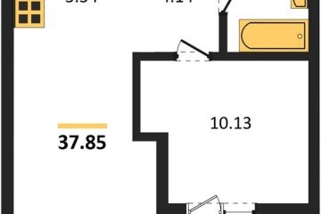 Фото №1: 1-комнатная квартира 37 м² - Краснодар, мкр. Карасунский внутригородской округ, 