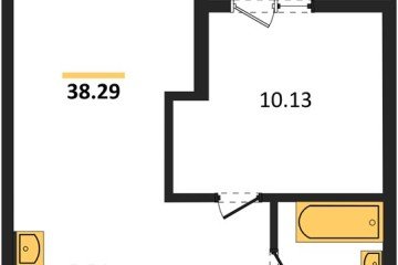 Фото №1: 1-комнатная квартира 37 м² - Краснодар, мкр. Карасунский внутригородской округ, 