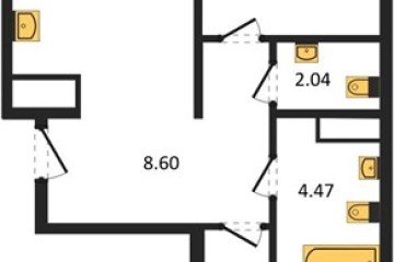 Фото №1: 2-комнатная квартира 59 м² - Краснодар, мкр. Карасунский внутригородской округ, 