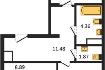 Фото №1: 2-комнатная квартира 58 м² - Краснодар, мкр. Карасунский внутригородской округ, 