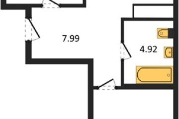 Фото №1: 2-комнатная квартира 56 м² - Краснодар, мкр. Карасунский внутригородской округ, 