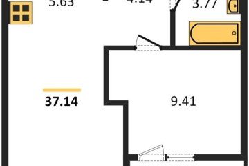 Фото №1: 1-комнатная квартира 36 м² - Краснодар, мкр. жилой квартал Патрики, 