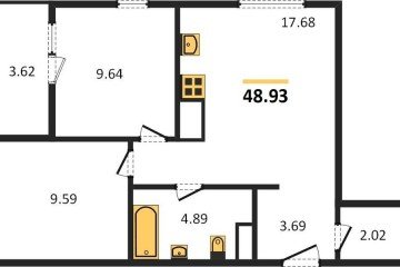 Фото №1: 2-комнатная квартира 49 м² - Краснодар, мкр. жилой квартал Патрики, 