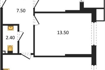 Фото №1: 2-комнатная квартира 65 м² - Краснодар, мкр. Парк Победы, 