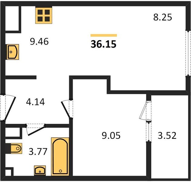 Фото №1: 1-комнатная квартира 36 м² - Краснодар, Карасунский внутригородской округ, Хлопчато-бумажный Комбинат, мкр. жилой квартал Патрики
