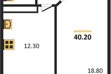 Фото №1: 1-комнатная квартира 41 м² - Краснодар, мкр. Прикубанский внутригородской округ, 