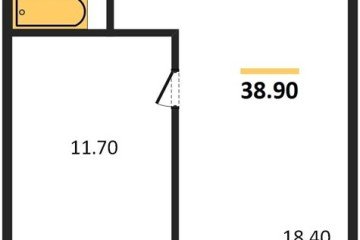Фото №1: 1-комнатная квартира 40 м² - Краснодар, мкр. Прикубанский внутригородской округ, ул. Конгрессная, 43