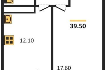 Фото №1: 1-комнатная квартира 40 м² - Краснодар, мкр. Прикубанский внутригородской округ, ул. Конгрессная, 43