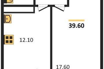 Фото №1: 1-комнатная квартира 40 м² - Краснодар, мкр. Прикубанский внутригородской округ, ул. Конгрессная, 43