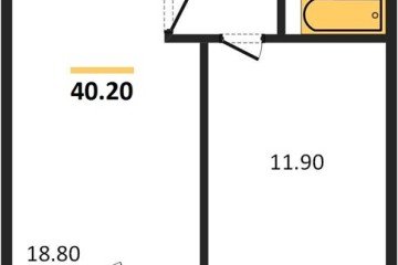 Фото №1: 1-комнатная квартира 41 м² - Краснодар, мкр. Прикубанский внутригородской округ, ул. Конгрессная, 43