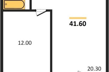 Фото №1: 1-комнатная квартира 42 м² - Краснодар, мкр. Прикубанский внутригородской округ, ул. Конгрессная, 43