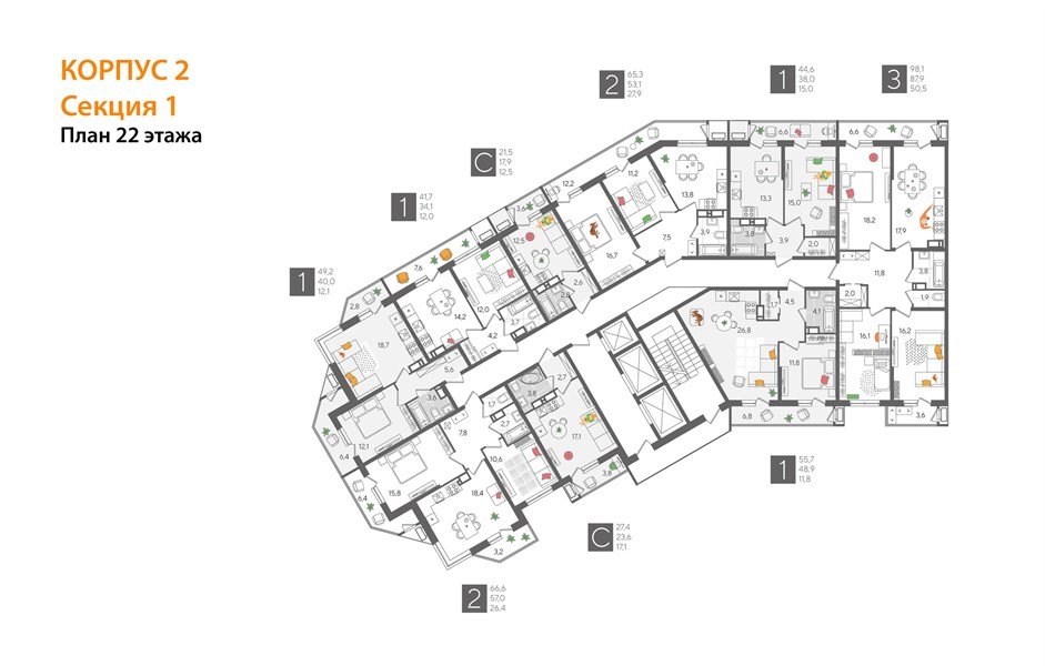 Фото №7: 1-комнатная квартира 55 м² - Краснодар, Черёмушки, Карасунский внутригородской округ, мкр. Центральный внутригородской округ, ул. Новороссийская, 96