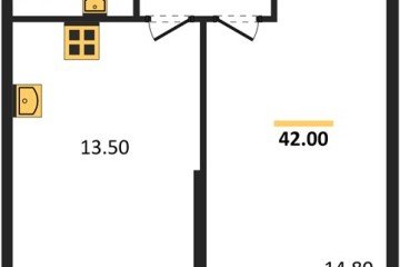 Фото №1: 1-комнатная квартира 42 м² - Краснодар, мкр. Центральный внутригородской округ, ул. Новороссийская, 96