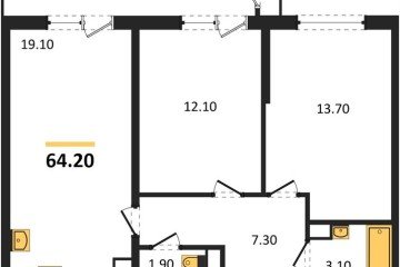 Фото №1: 2-комнатная квартира 64 м² - Краснодар, мкр. Центральный внутригородской округ, ул. Новороссийская, 96