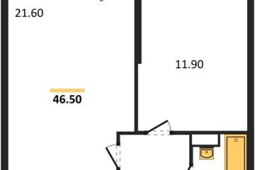 Фото №1: 1-комнатная квартира 46 м² - Краснодар, мкр. Центральный внутригородской округ, ул. Новороссийская, 96