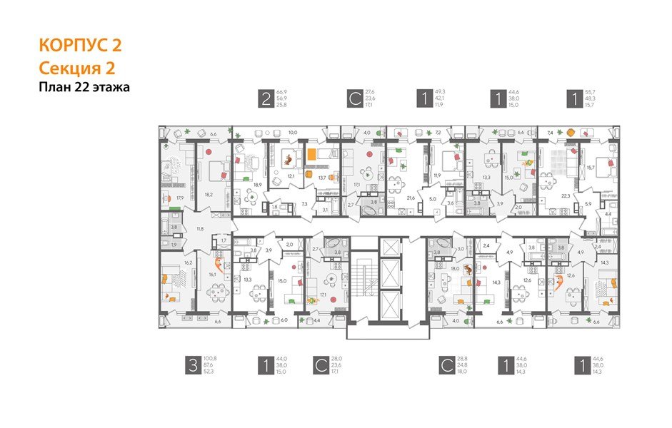 Фото №7: 1-комнатная квартира 44 м² - Краснодар, Черёмушки, Карасунский внутригородской округ, мкр. Центральный внутригородской округ, ул. Новороссийская, 96