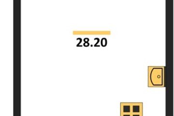 Фото №1: Студия 28 м² - Краснодар, мкр. Центральный внутригородской округ, ул. Новороссийская, 96