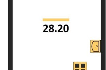 Фото №1: Студия 28 м² - Краснодар, мкр. Центральный внутригородской округ, ул. Новороссийская, 96