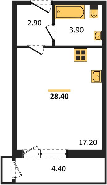 Фото №1: Студия 28 м² - Краснодар, Черёмушки, Карасунский внутригородской округ, мкр. Центральный внутригородской округ, ул. Новороссийская, 96
