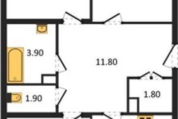 Фото №1: 3-комнатная квартира 101 м² - Краснодар, мкр. Центральный внутригородской округ, ул. Новороссийская, 96