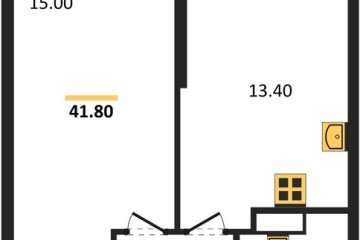 Фото №1: 1-комнатная квартира 41 м² - Краснодар, мкр. Центральный внутригородской округ, ул. Новороссийская, 96