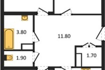 Фото №1: 3-комнатная квартира 101 м² - Краснодар, мкр. Центральный внутригородской округ, ул. Новороссийская, 96