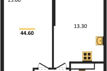 Фото №1: 1-комнатная квартира 44 м² - Краснодар, мкр. Центральный внутригородской округ, ул. Новороссийская, 96