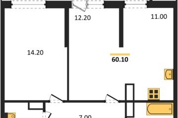 Фото №1: 2-комнатная квартира 60 м² - Краснодар, мкр. Центральный внутригородской округ, ул. Новороссийская, 96