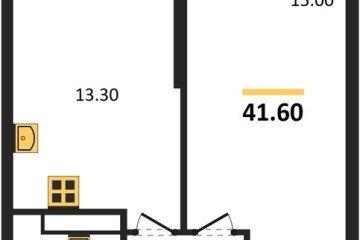 Фото №1: 1-комнатная квартира 41 м² - Краснодар, мкр. Центральный внутригородской округ, ул. Новороссийская, 96