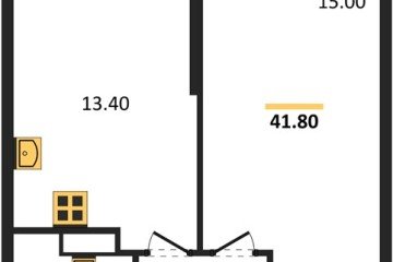 Фото №1: 1-комнатная квартира 41 м² - Краснодар, мкр. Центральный внутригородской округ, ул. Новороссийская, 96