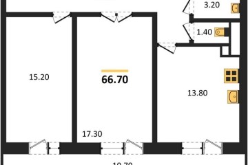 Фото №1: 2-комнатная квартира 67 м² - Краснодар, мкр. жилой комплекс Небо, ул. Ярославская, 115лит4