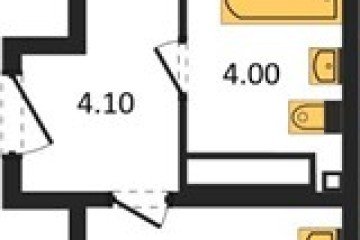 Фото №1: 1-комнатная квартира 43 м² - Краснодар, мкр. Прикубанский внутригородской округ, 