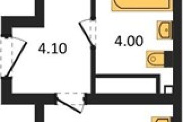 Фото №1: 1-комнатная квартира 43 м² - Краснодар, мкр. Прикубанский внутригородской округ, 