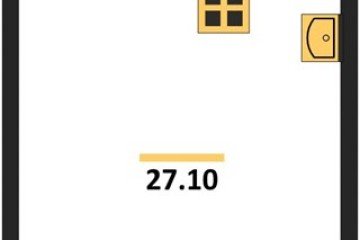 Фото №1: Студия 27 м² - Краснодар, мкр. Прикубанский внутригородской округ, 