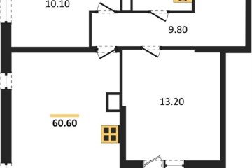 Фото №1: 2-комнатная квартира 60 м² - Краснодар, мкр. Прикубанский внутригородской округ, 