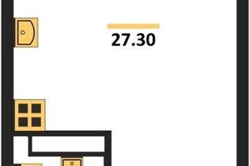 Фото №1: Студия 27 м² - Краснодар, мкр. Прикубанский внутригородской округ, 