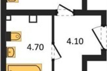 Фото №1: 1-комнатная квартира 44 м² - Краснодар, мкр. Прикубанский внутригородской округ, 
